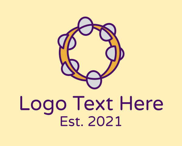 Tambourine logo example 3
