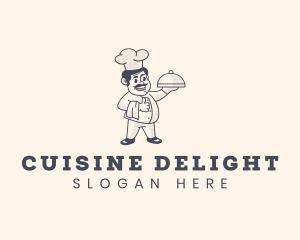 Retro Chef Restaurant logo design