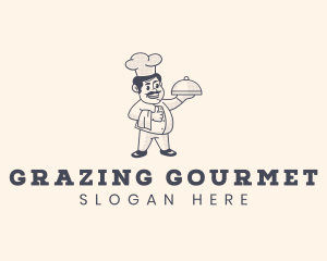 Retro Chef Restaurant logo design