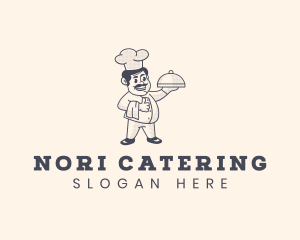 Retro Chef Restaurant logo design