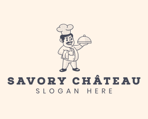 Retro Chef Restaurant logo design