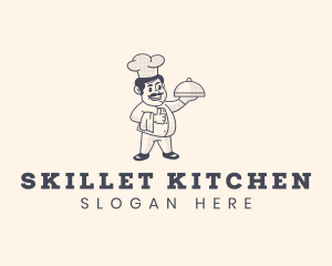 Retro Chef Restaurant logo design