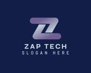 Tech Advertising Letter Z  logo design