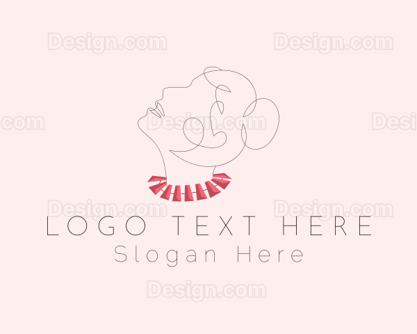 Elegant Woman Jeweler Logo