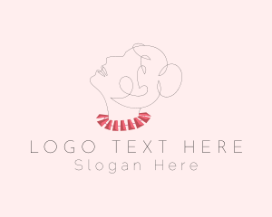 Elegant Woman Jeweler logo