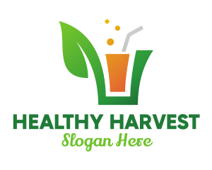 Green Leaf Juice  logo