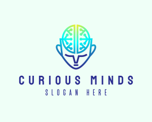 Mind Brain Circuit logo design