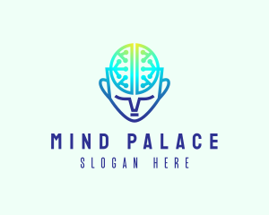 Mind Brain Circuit logo design