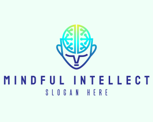 Mind Brain Circuit logo design