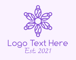 Purple Flower Gardening  logo