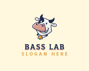 Cow Dairy Livestock logo design