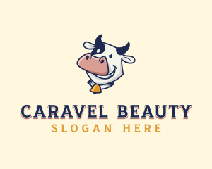 Cow Dairy Livestock logo design