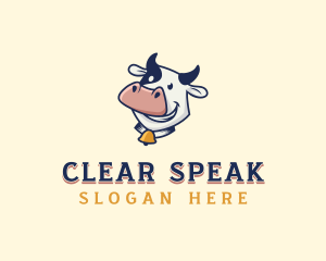 Cow Dairy Livestock logo design