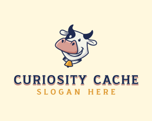 Cow Dairy Livestock logo design