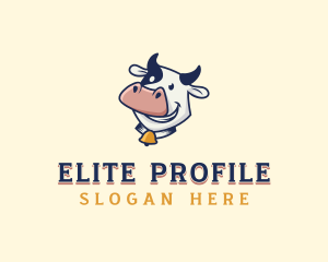 Cow Dairy Livestock logo design