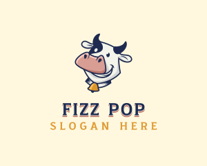 Cow Dairy Livestock logo design