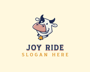 Cow Dairy Livestock logo design