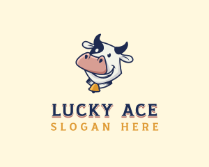 Cow Dairy Livestock logo design