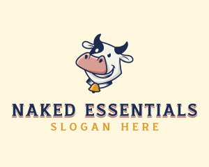 Cow Dairy Livestock logo design