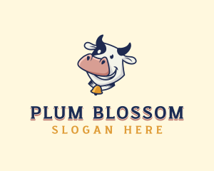 Cow Dairy Livestock logo design