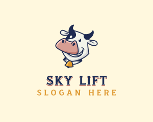 Cow Dairy Livestock logo design