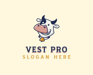 Cow Dairy Livestock logo design