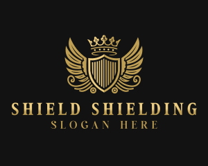 Royalty Shield Wings logo