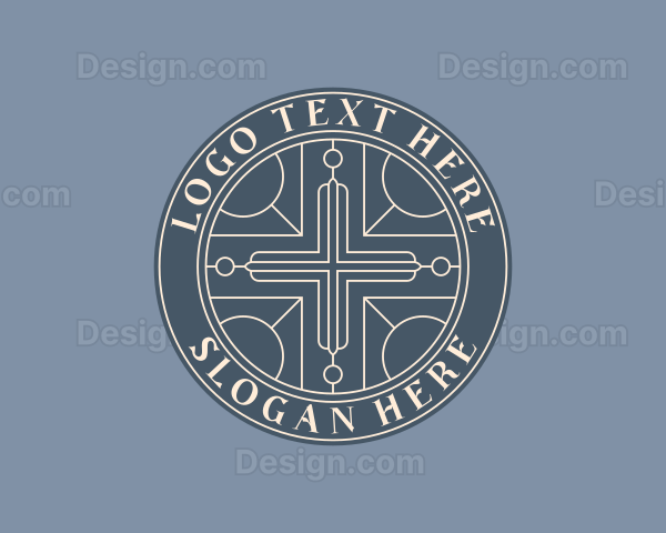 Preacher Worship Cross Logo