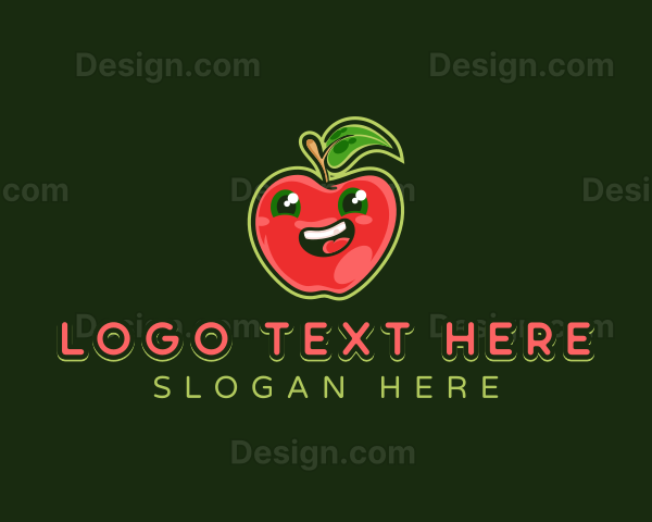 Apple Fresh Fruit Logo