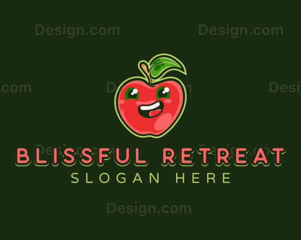 Apple Fresh Fruit Logo
