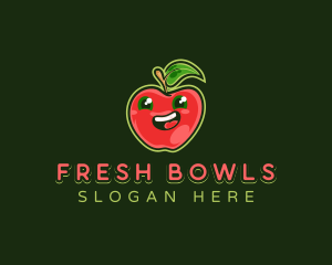 Apple Fresh Fruit logo design