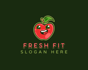 Apple Fresh Fruit logo design