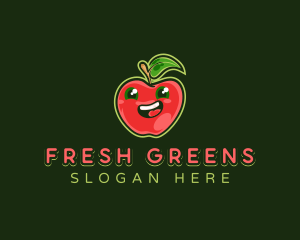 Apple Fresh Fruit logo design