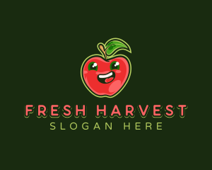 Apple Fresh Fruit logo design