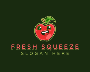 Apple Fresh Fruit logo design