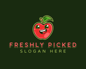 Apple Fresh Fruit logo design