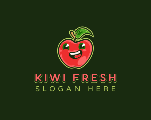 Apple Fresh Fruit logo design