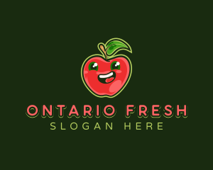 Apple Fresh Fruit logo design