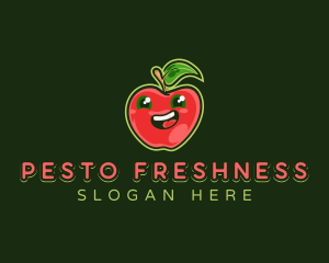 Apple Fresh Fruit logo design