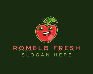 Apple Fresh Fruit logo design