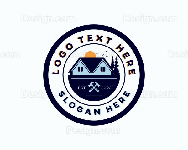 House Construction Builder Logo