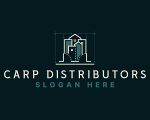 Architecture Blueprint Contractor Logo