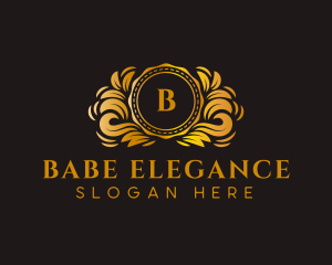 Vintage Luxury Ornament logo design