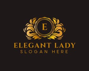 Vintage Luxury Ornament logo design