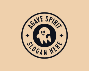 Spirit Halloween Ghost logo design