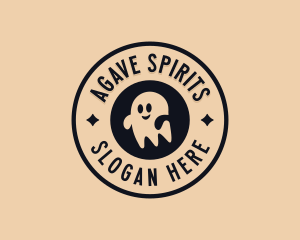 Spirit Halloween Ghost logo design