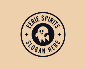 Spirit Halloween Ghost logo design