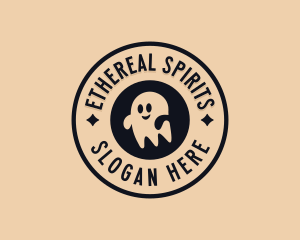 Spirit Halloween Ghost logo design