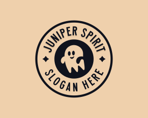 Spirit Halloween Ghost logo design