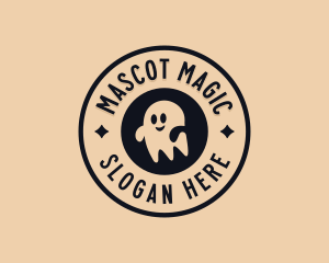 Spirit Halloween Ghost logo design